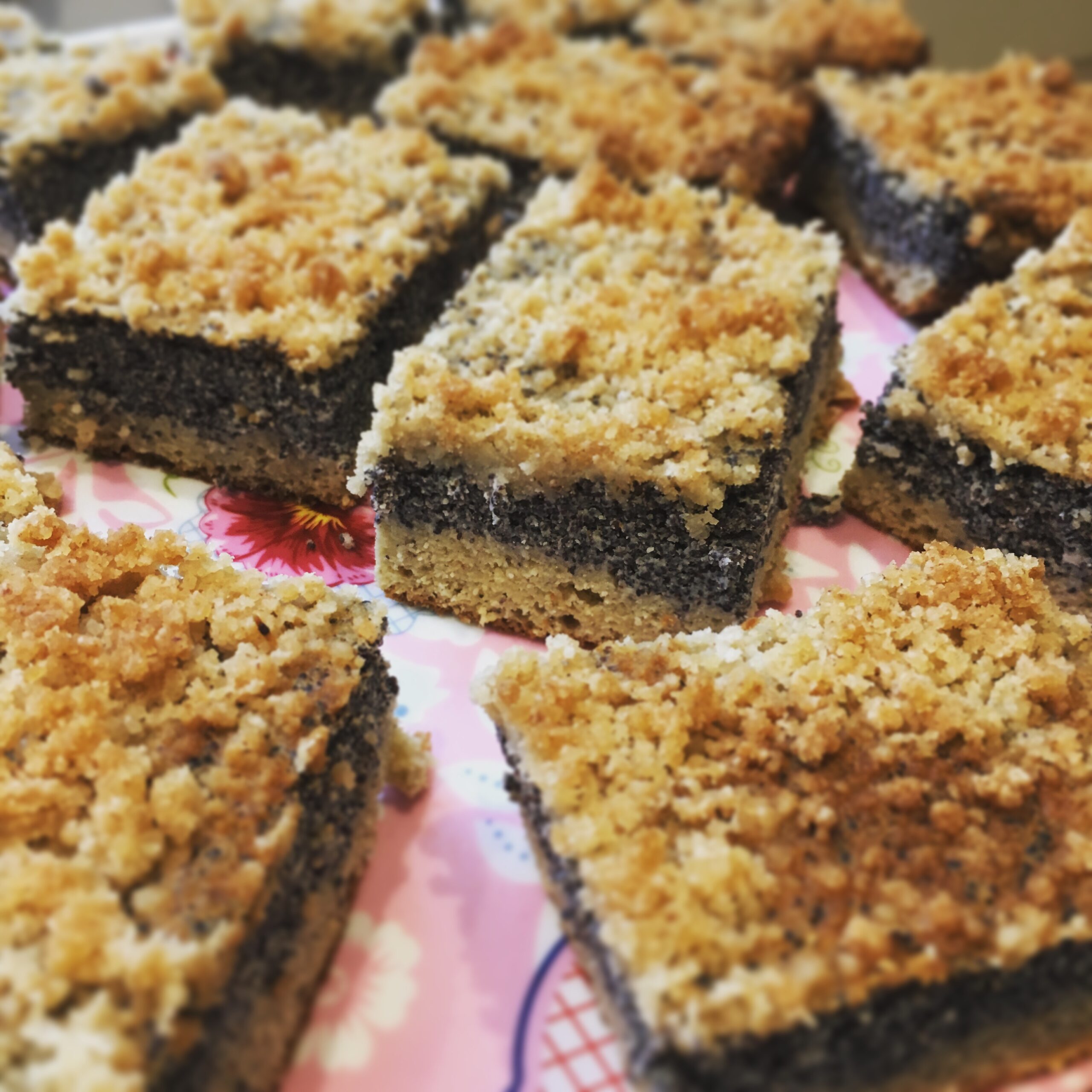 Low Carb Mohn-Streusel-Kuchen