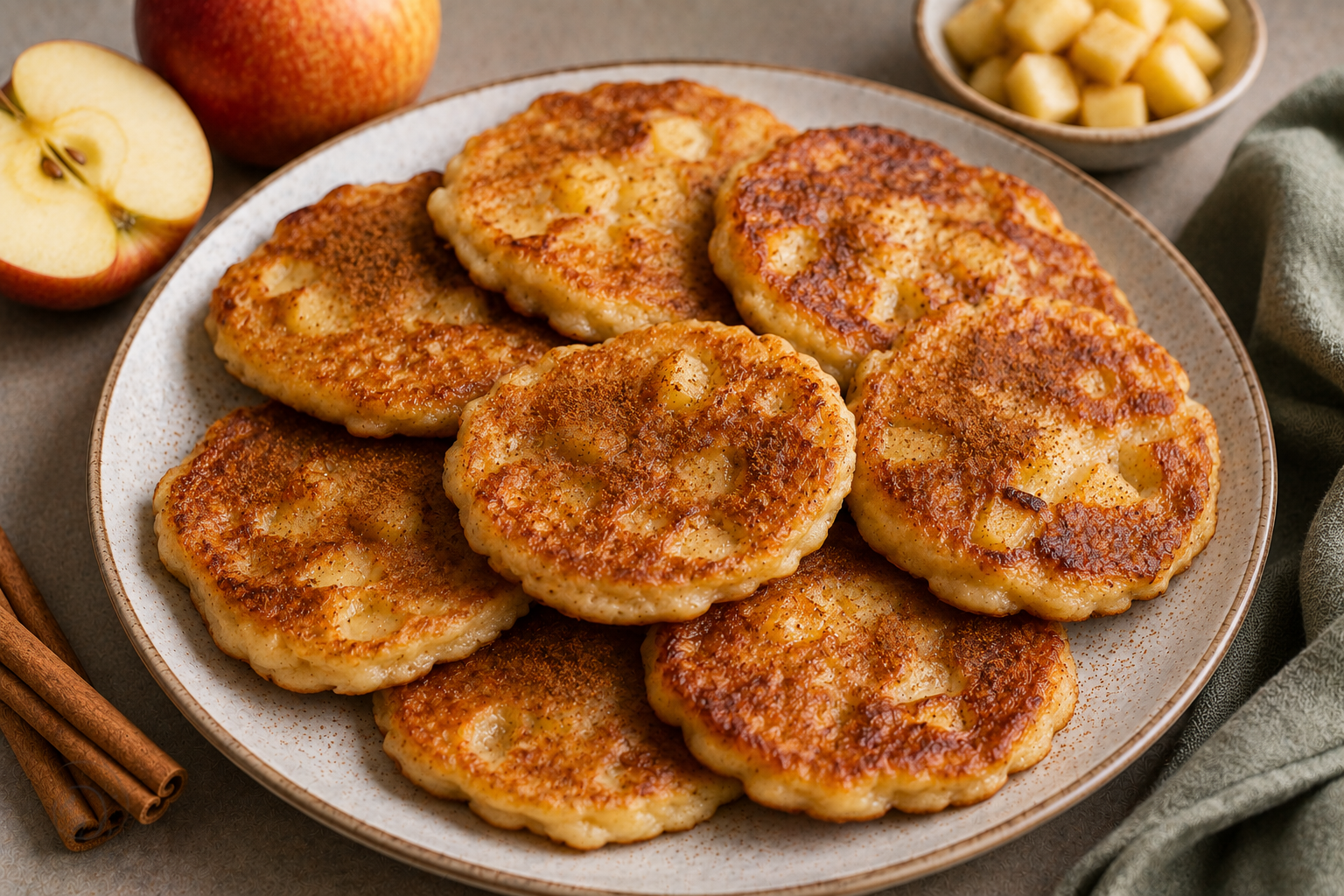 Glutenfreie Apfelküchlein